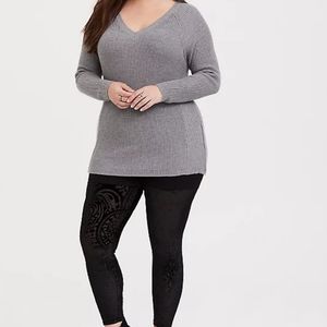 Torrid velvet leggings